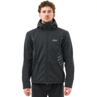 Dragonfly Мототолстовка DF Urban Man 2025 Black с защитой в Ставрополе