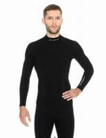 Brubeck Футболка мужская дл.рукав Wool Merino 78% Черный в Ставрополе