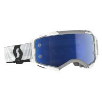 Scott Очки кроссовые Fury white blue chrome works в Ставрополе