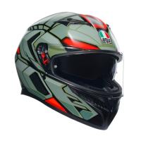 AGV Шлем K3 Decept Matt Black/Green/Red в Ставрополе