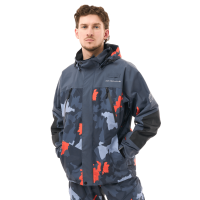 Dragonfly Мембранная куртка Quad 2.0 Man 2025 Grey - Orange Camo в Ставрополе