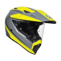 AGV Шлем AX9 E2206 V26 Pacific Road Matt Grey/Yellow Fluo/Black в Ставрополе