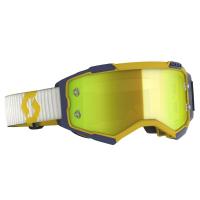 Scott Очки кроссовые Fury yellow/blue yellow chrome works в Ставрополе
