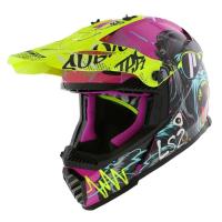 LS2 Шлем MX437 Fast II Mini Gorilla Purple-06 в Ставрополе