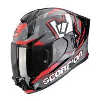 Scorpion Exo Мотошлем Exo-530 Air Rok Серый/Черный/Красный в Ставрополе