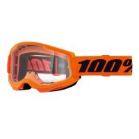 100% Очки Strata 2 V26 Goggle Neon Orange / Clear в Ставрополе