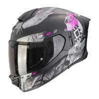 Scorpion Exo Мотошлем Exo-530 Air Hadji Черный/Серый/Розовый в Ставрополе