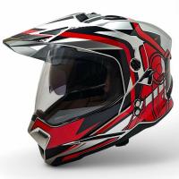 AIM Шлем кросс/эндуро JK802S Red/Grey/Black в Ставрополе