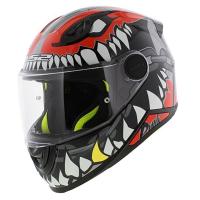 LS2 Мотошлем FF812 Kid Punk Grey Red в Ставрополе