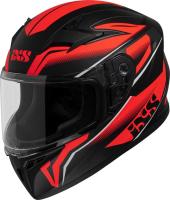 IXS Шлем 136 2.0 Kids Star 2 Черно-красно матовый в Ставрополе