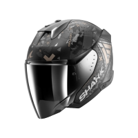 Shark Шлем Skwal I3 Jet Hellcat Mat Black/Chrome/Anthracite в Ставрополе