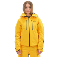 Dragonfly Куртка утепленная Gravity Premium Woman Yellow-Dark Ocean в Ставрополе