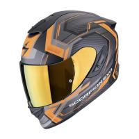 Scorpion Exo Мотошлем Exo-1400 Evo II Linart Черный Матовый/Оранжевый/Серый в Ставрополе