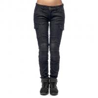 Moteq Женские мотоджинсы Nargiz Women черные в Ставрополе
