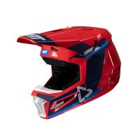 Leatt Шлем кроссовый детский Helmet Kit Moto 3.5 Jr V25 Royal в Ставрополе
