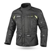 Dimox Мотокуртка текстиль Explorer Mens Touring Black/Yellow в Ставрополе