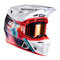 Leatt Шлем кроссовый 8.5 Royal Blue-Red V26 + очки Velocity 5.5 в Ставрополе