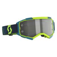Scott Очки кроссовые Fury LS neon yellow/blue light sensitive grey works в Ставрополе