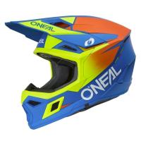 Oneal Шлем кроссовый детский 3Series Youth Solid синий / желтый в Ставрополе