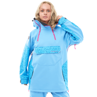 Dragonfly Куртка-анорак сноубордическая DF Uktus Woman Blue - Pink в Ставрополе