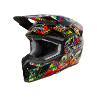 Oneal Шлем кроссовый детский 3Series Youth Crank V.24 красный/ зеленый в Ставрополе