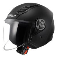 LS2 Мотошлем OF616 Airflow II Solid черный матовый в Ставрополе