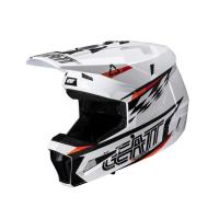 Leatt Шлем кроссовый детский Helmet Kit Moto 3.5 Jr V25 White в Ставрополе