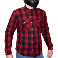 MCP Моторубашка Rebel Full kevlar черный-темно-красный в Ставрополе
