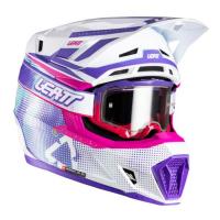 Leatt Шлем кроссовый  7.5 V26 Purple + очки Velocity 4.5 в Ставрополе