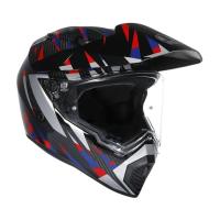 AGV Шлем AX9 E2206 V26 Steppa Carbon/Red/Blue в Ставрополе