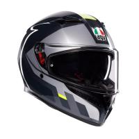 AGV Шлем K3 Shade Grey/Yellow Fluo в Ставрополе