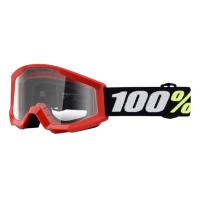 100% Очки детские Strata Mini Goggle Red/Clear Lens 2025 в Ставрополе