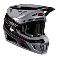 Leatt Шлем кроссовый 8.5 Grey V26 + очки Velocity 5.5 в Ставрополе