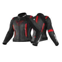 Shima Куртка Кожаная женская Miura 2.0 Black/Red в Ставрополе