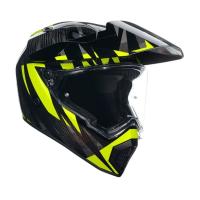 AGV Шлем AX9 E2206 V26 Steppa Carbon/Grey/Yellow Fluo в Ставрополе