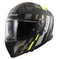 LS2 Мотошлем FF811 Vector II Tron матовый черно-желтый в Ставрополе