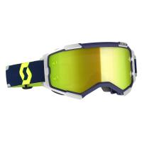 Scott Очки кроссовые Fury blue/grey yellow chrome works в Ставрополе