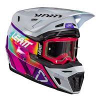 Leatt Шлем кроссовый 8.5 Pinata Teal V26 + очки Velocity 5.5 в Ставрополе