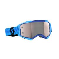Scott Очки кроссовые Fury blue/black/silver chrome works в Ставрополе
