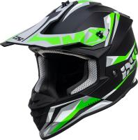 IXS шлем кроссовый 362 2.0 Черно-зеленый-белый в Ставрополе