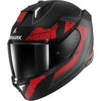 Shark Шлем Skwal i3 Rhad Mat Black/Chrome/Red в Ставрополе