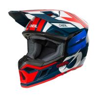 Oneal Кроссовый шлем 3Series Ride V.25 синий/белый в Ставрополе