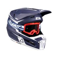Leatt Шлем кроссовый 3.5 V26 Blue + очки Vizion 3.5 в Ставрополе