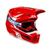 Leatt Шлем кроссовый 3.5 V26 Red + очки Vizion 3.5 в Ставрополе