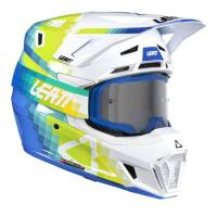 Leatt Шлем кроссовый  7.5 V26 Pixel Blue + очки Velocity 4.5 в Ставрополе