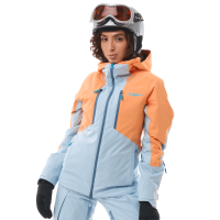 Dragonfly Куртка горнолыжная утепленная Gravity Woman 2025 Mock Orange-Light Blue в Ставрополе