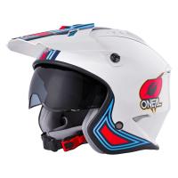 ONEAL Шлем открытый Volt MN1, глянец Белый/красный в Ставрополе