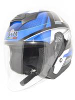 AiM Шлем открытый JK526 Blue/Grey/Black в Ставрополе