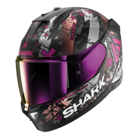 Shark Шлем Skwal i3 Hellcat Mat Black/Chrome/Violet в Ставрополе