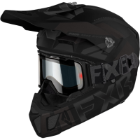 FXR Шлем Clutch Cold Stop QRS Electric 22 Black Ops в Ставрополе